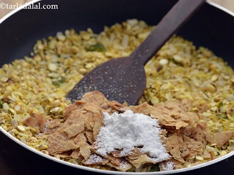 Step 17 – Add salt and sugar.