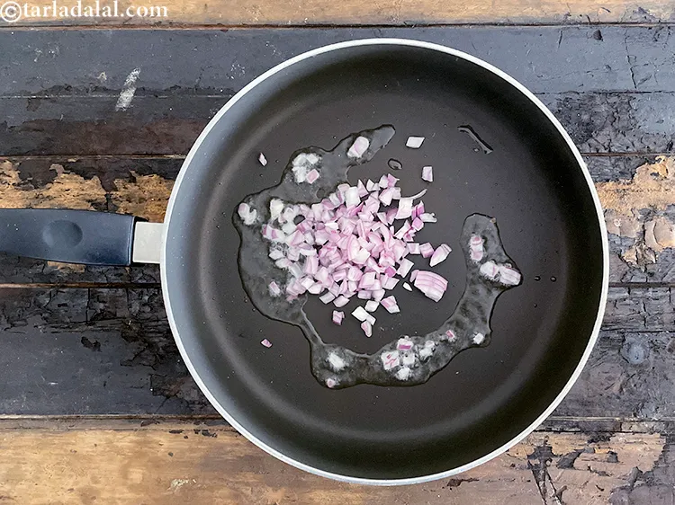 Step 12 – <html><head></head><body><p>Add&nbsp;1/4 cup&nbsp;finely&nbsp;<a href="glossary-chopped-onions-722i">chopped onions</a>.&nbsp;Raw&nbsp;onions&nbsp;are a very valuable source of&nbsp;<a href="https://www.tarladalal.com/recipes-for-Vitamin-C-Rich-Indian-Recipes-804">vitamin C</a>&nbsp;– the immune building vitamin. …