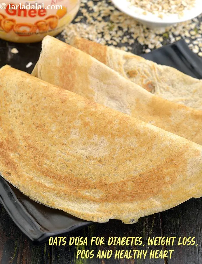 Step 30 – <strong>Oats Dosa for Diabetes, Weight Loss, PCOS and Healthy Heart.</strong>