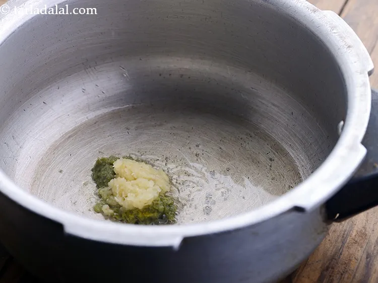 Step 10 – Add garlic paste.