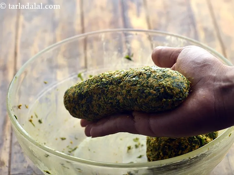 Step 16 – Shape each portion into a cylindrical roll of approximately 150 mm. (6&quot;) in length and …