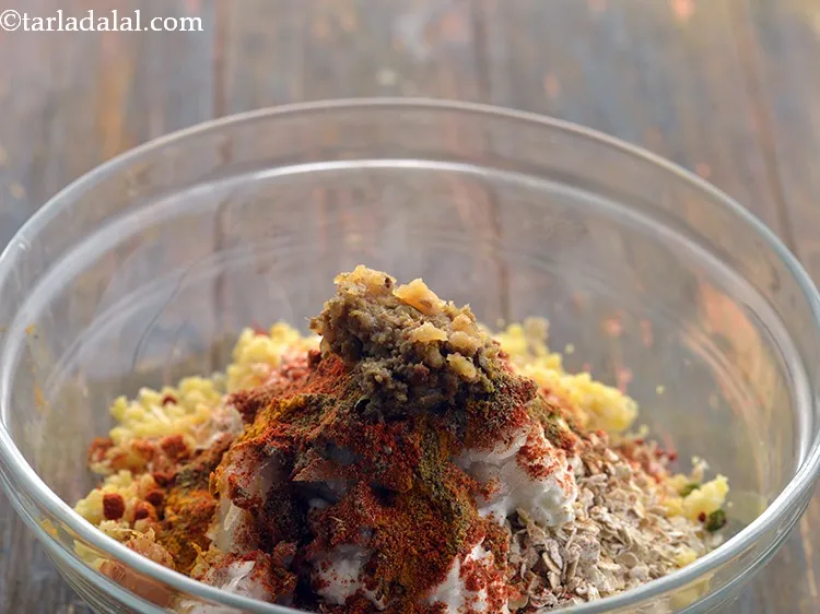 Step 15 – Add <a href="https://www.tarladalal.com/Ginger--Garlic-Paste-(-Popular-Restaurant-Recipes-)-33530r" target="_blank">ginger-garlic paste</a>. We have used homemade