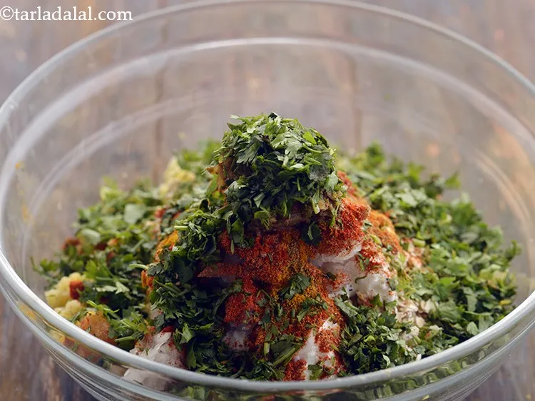 Step 16 – Add finely chopped coriander. Other leafy greens like mint leaves, fenugreek leaves or spinach can …