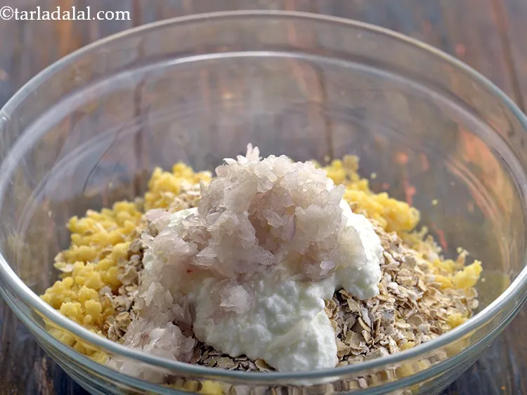 Step 10 – Add grated onions. Other vegetables like finely chopped capsicum, cabbage, corn kernels can also be …