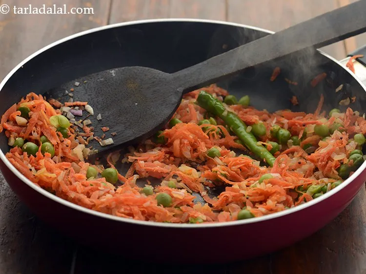 Step 17 – Mix well and saut&eacute; on a medium flame for another 1 to 2 minutes.