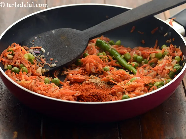 Step 20 – Add chilli powder. Add more or less as per the spice level you prefer.