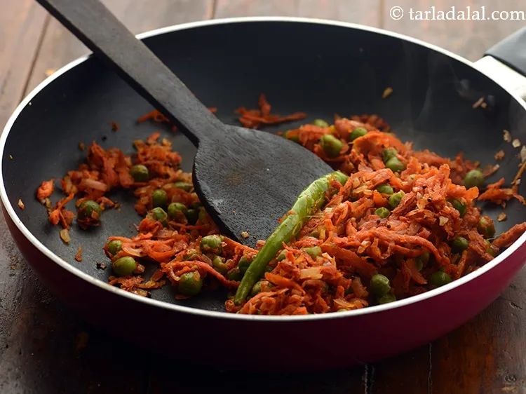 Step 23 – Mix well and cook on a medium flame for another minute. Our protein, fiber, and …