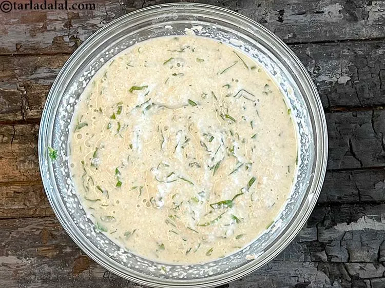 Step 37 – After adding the fruit salt, mix it gently and not vigorously.