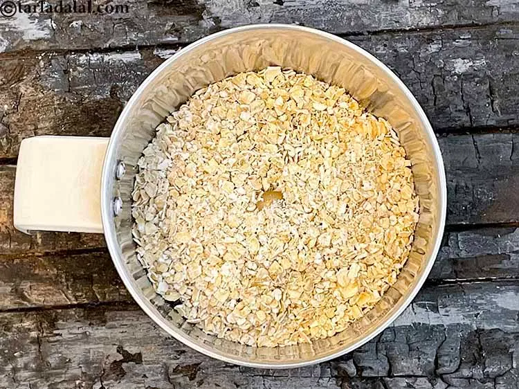 Step 32 – Put the oats in a blender.