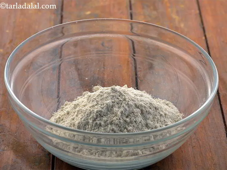 Step 2 – <p>To prepare the&nbsp;<strong>Oats Paratha</strong>&nbsp;dough, in a deep bowl, take whole wheat flour. Wheat is a …