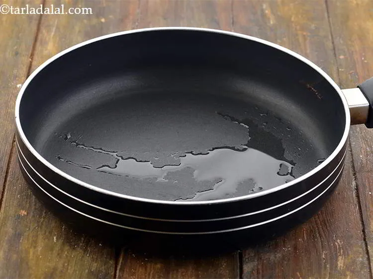 Step 2 – To make&nbsp;<strong>Oats Upma, </strong>we will lightly roast the oats first. For that, heat 1 tsp …