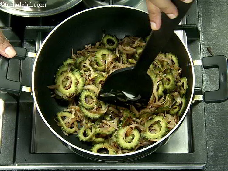 Step 27 – Remember to stir the sabzi after every 2 minutes, so it does not stick to …