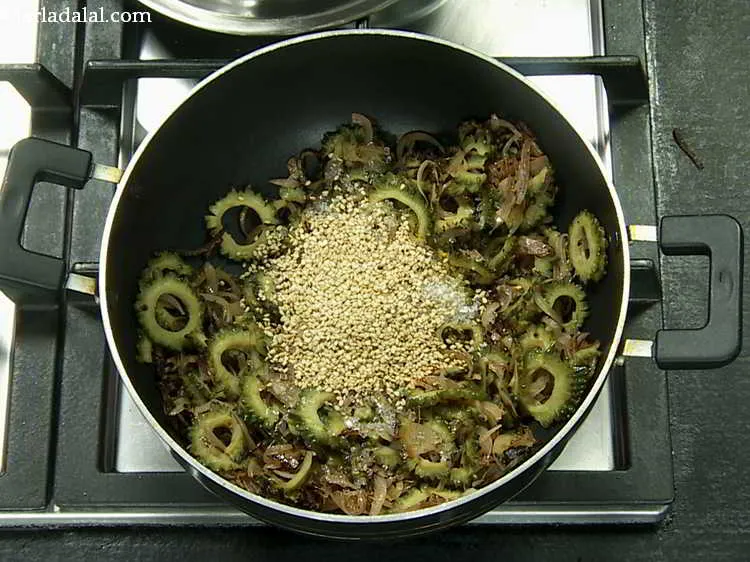 Step 18 – Add the sesame seeds. Also, you can add a tsp of fennel seeds to enhance …