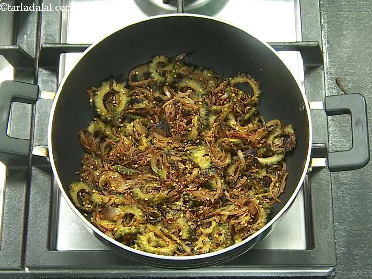 Step 21 – Mix well and cook on a medium flame for 2 minutes, while stirring occasionally and …