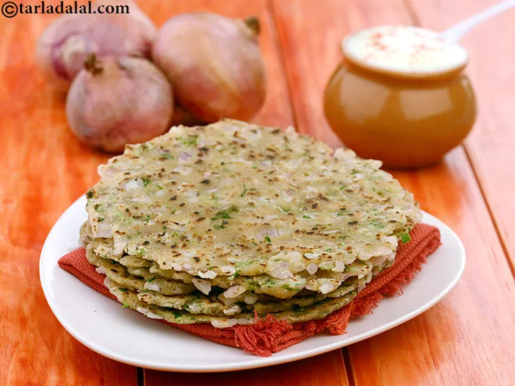 Step 20 – Serve <strong>onion roti | onion paratha | pyaz ki roti | healthy onion roti for …