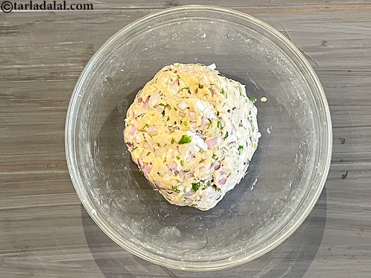 Step 12 – Knead into a soft dough.