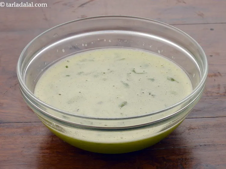 Step 14 – Add the remaining 1 tbsp of mint leaves to the <strong>healthy mint orange juice</strong> and …