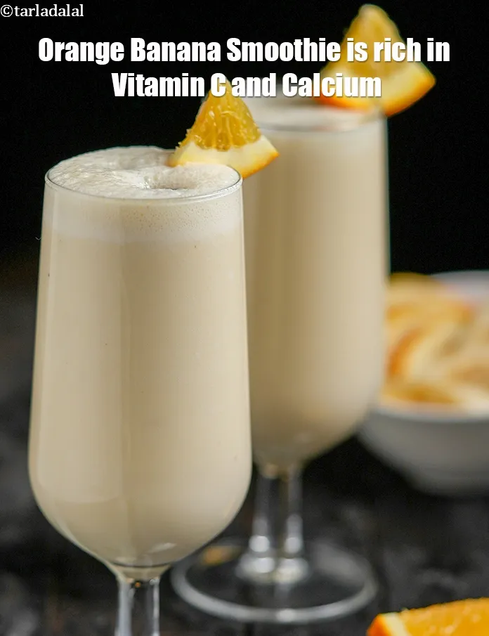 Step 18 – <strong>Orange Banana Smoothie&nbsp;is rich in below macronutrients, vitamins and minerals given in descending&nbsp;order (highest to …