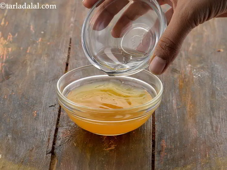 Step 3 – Add 1 tbsp of warm water to it and mix well. We are using warm …