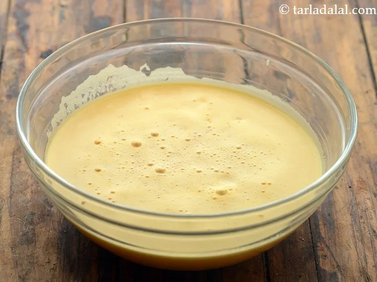 Step 22 – This is the <strong>fresh orange juice</strong>. You will get approx. 2&frac14; cups of juice.