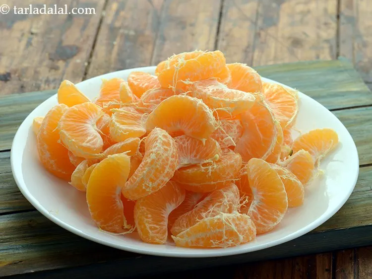 Step 26 – Separate out the orange segments.