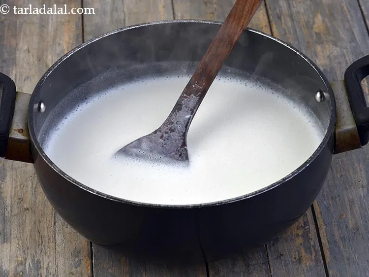 Step 22 – To make <strong>orange kheer recipe | santre ki kheer | Komola kheer | Indian mithai</strong>, …