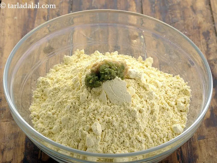 Step 2 – Add&nbsp;<a href="https://www.tarladalal.com/Ginger-Green-Chilli-Paste-33529r" target="_blank">ginger-green chilli paste</a>. Make the&nbsp;in large quantity and store them in the refrigerator …