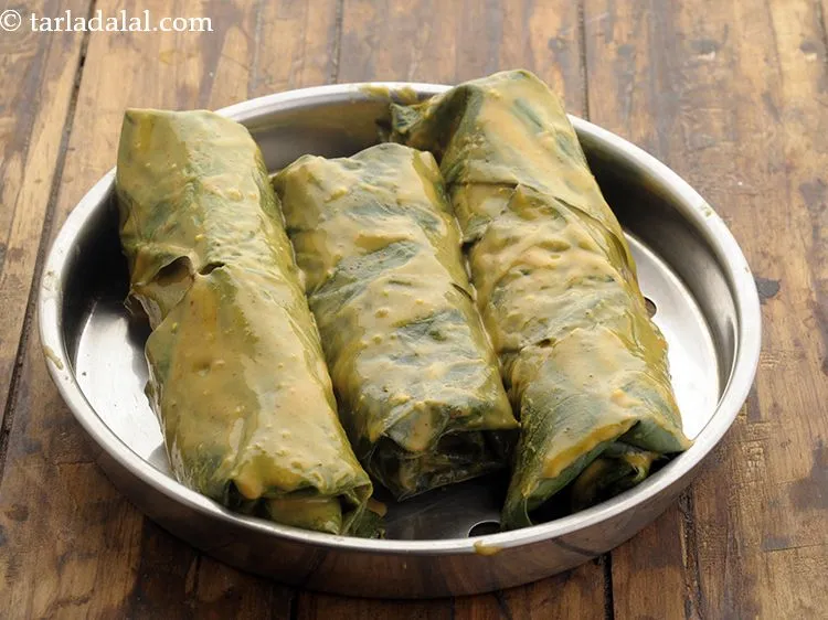 Step 26 – Place all the 3 rolls in a steamer.