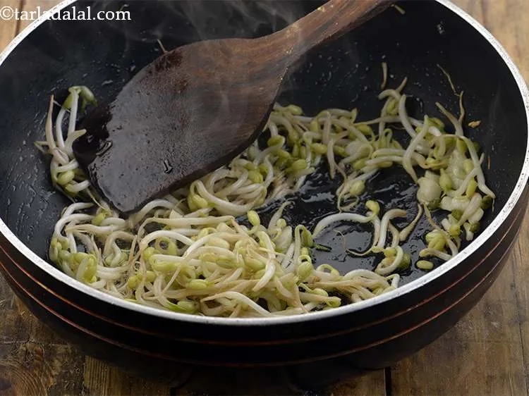 Step 10 – Add the beans sprouts, these are easily available and are used widely in Chinese and …