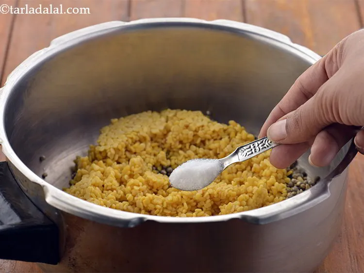 Step 11 – Add the salt.