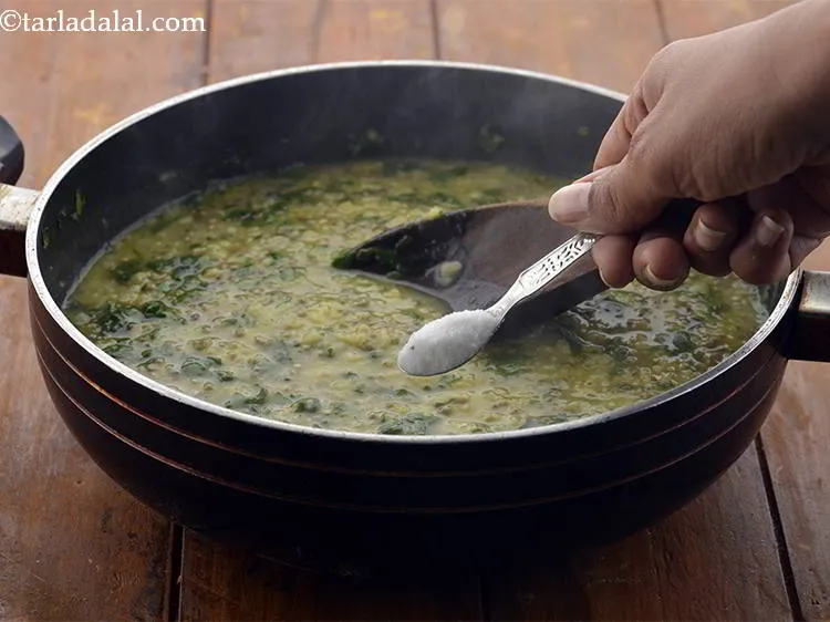 Step 21 – Add little salt.