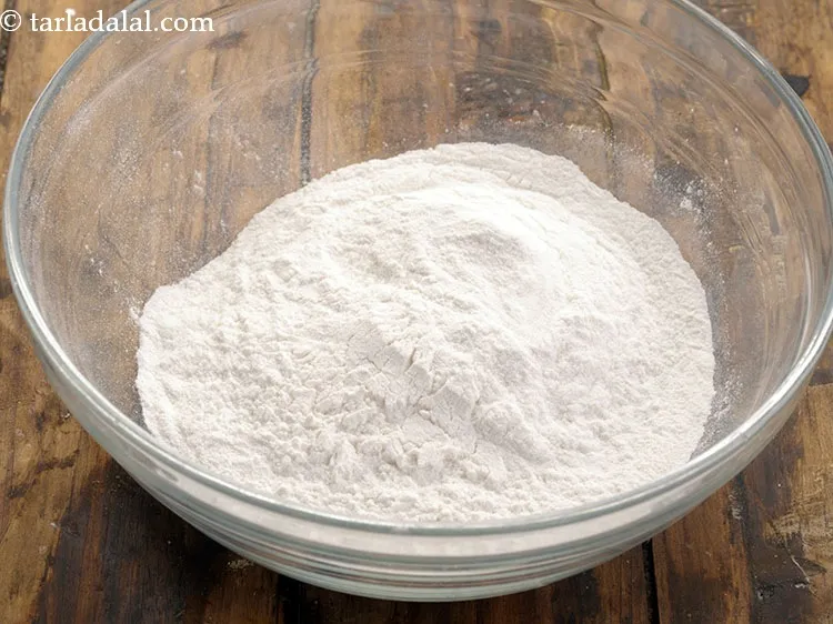 Step 11 – <strong>For the dough of palak chakli recipe | spinach murukku | palak murukku | spinach …