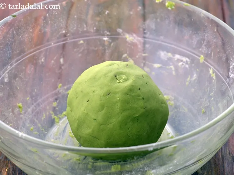 Step 19 – Knead into a soft dough using enough water. Remember to add the water gradually as …