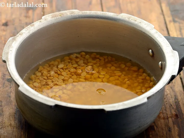 Step 9 – Add &frac34; cup of water and mix well.