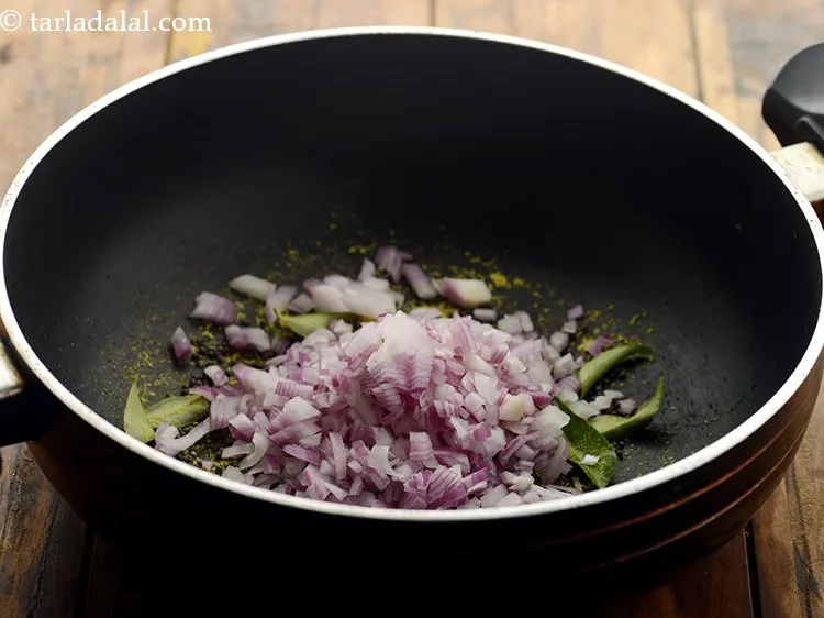 Step 15 – Add onions.