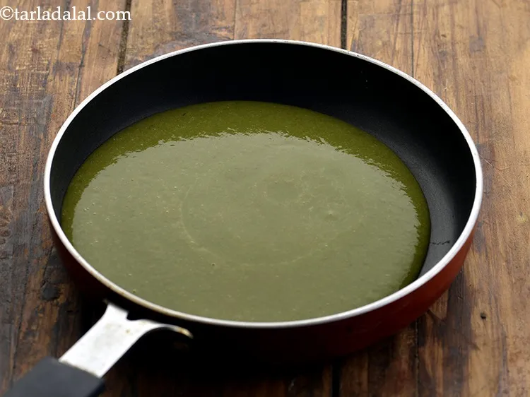 स्टेप 19 – <strong>बच्चों के लिए पालक मूंग दाल सूप</strong>&nbsp;के मिश्रित मिश्रण को&nbsp;एक …