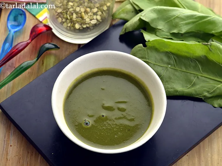 स्टेप 21 – <strong>बच्चों और छोटे बच्चों के लिए पालक मूंग दाल सूप …