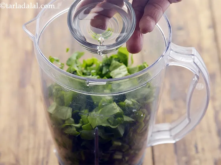 Step 8 – Add 2 tbsp of water.