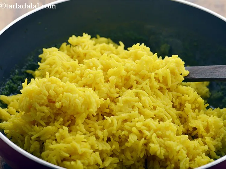 Step 27 – Add the cooked dal-rice mixture.