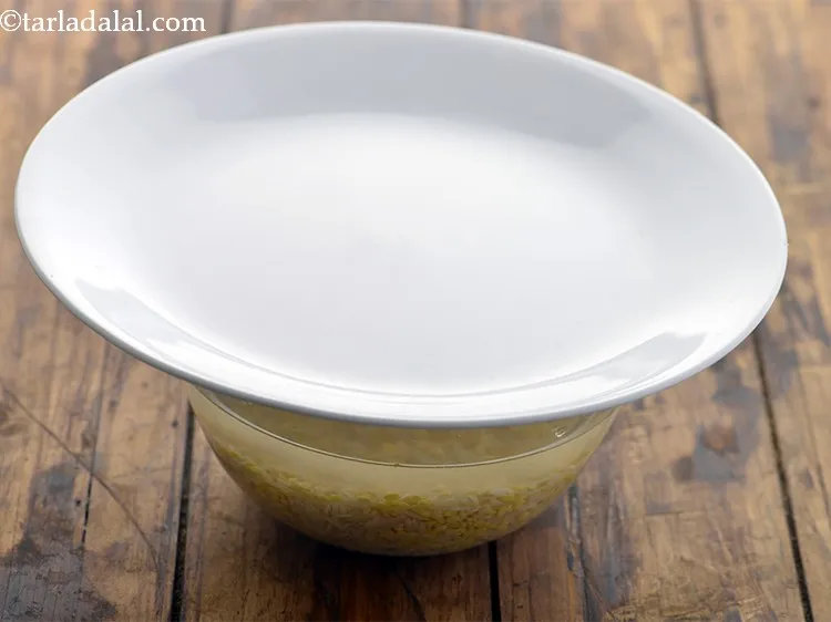 Step 4 – Cover with a lid and soak for 30 minutes. This softens the grain and fastens …