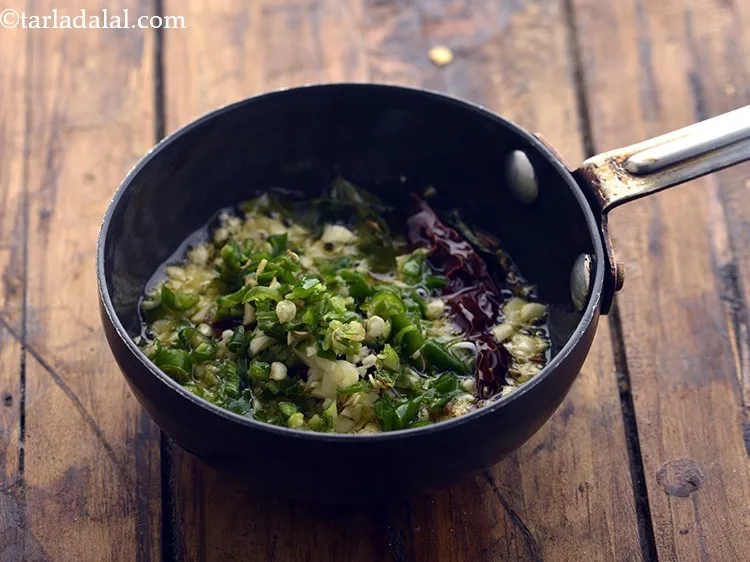 Step 38 – Add green chillies.