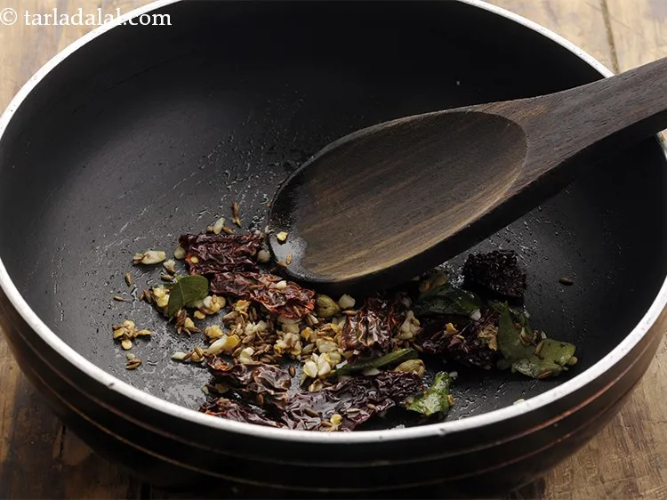 Step 16 – Add garlic and saut&eacute; on a medium flame for a few seconds or until the …