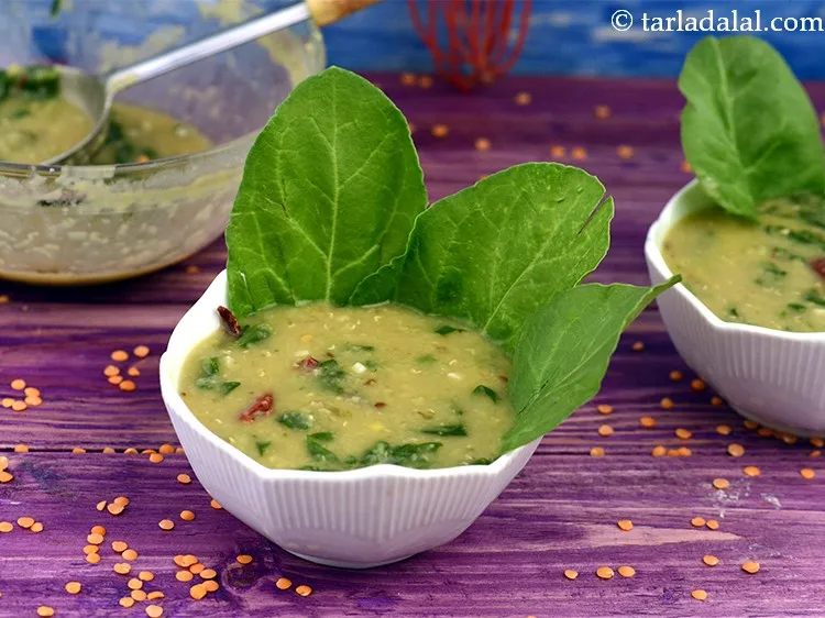 Step 21 – Serve <strong>palak masoor dal</strong> hot. Similarly, you can prepare&nbsp;<a href="https://www.tarladalal.com/Palak-Chana-Dal-22166r" target="_blank">Palak Chana Dal</a>, <a href="https://www.tarladalal.com/Palak-Toovar-Dal-3885r" …