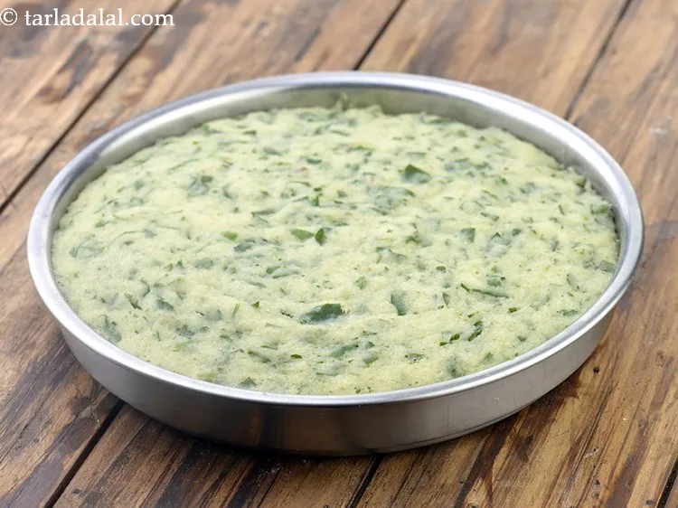 Step 21 – Steam in a dhokla steamer for 10 to 12 minutes or till the dhoklas are …