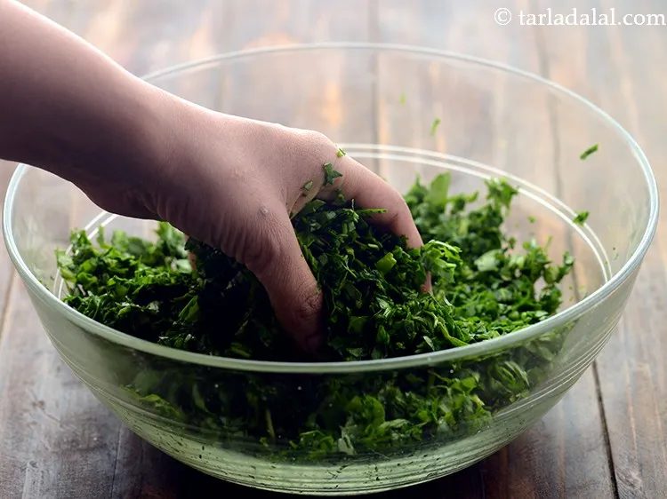 Step 6 – Mix well and keep aside for about 5 minutes.