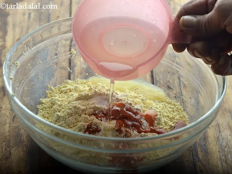 Step 8 – Gradually add water.