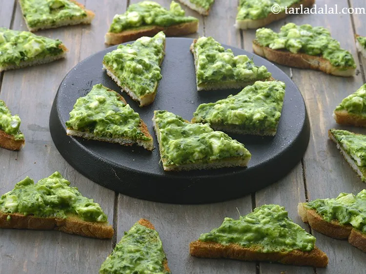 Step 23 – Serve make <strong>palak paneer mixture of palak paneer toast recipe | cottage cheese and spinach …