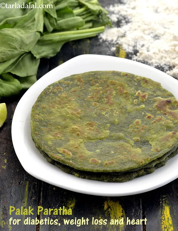 स्टेप 25 – <strong>गेहूं के आटे के साथ हेल्दी पालक पराठा (पंजाबी पालक …