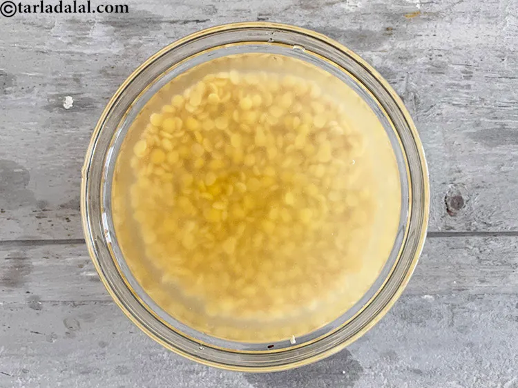 Step 5 – The toovar dal is now clean.&nbsp;