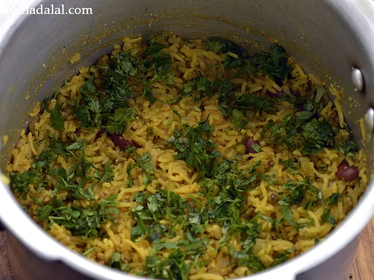 स्टेप 27 – <strong>पांच धन खिचड़ी</strong> को | <strong>झटपट मसालेदार खिचडी | मसाला …